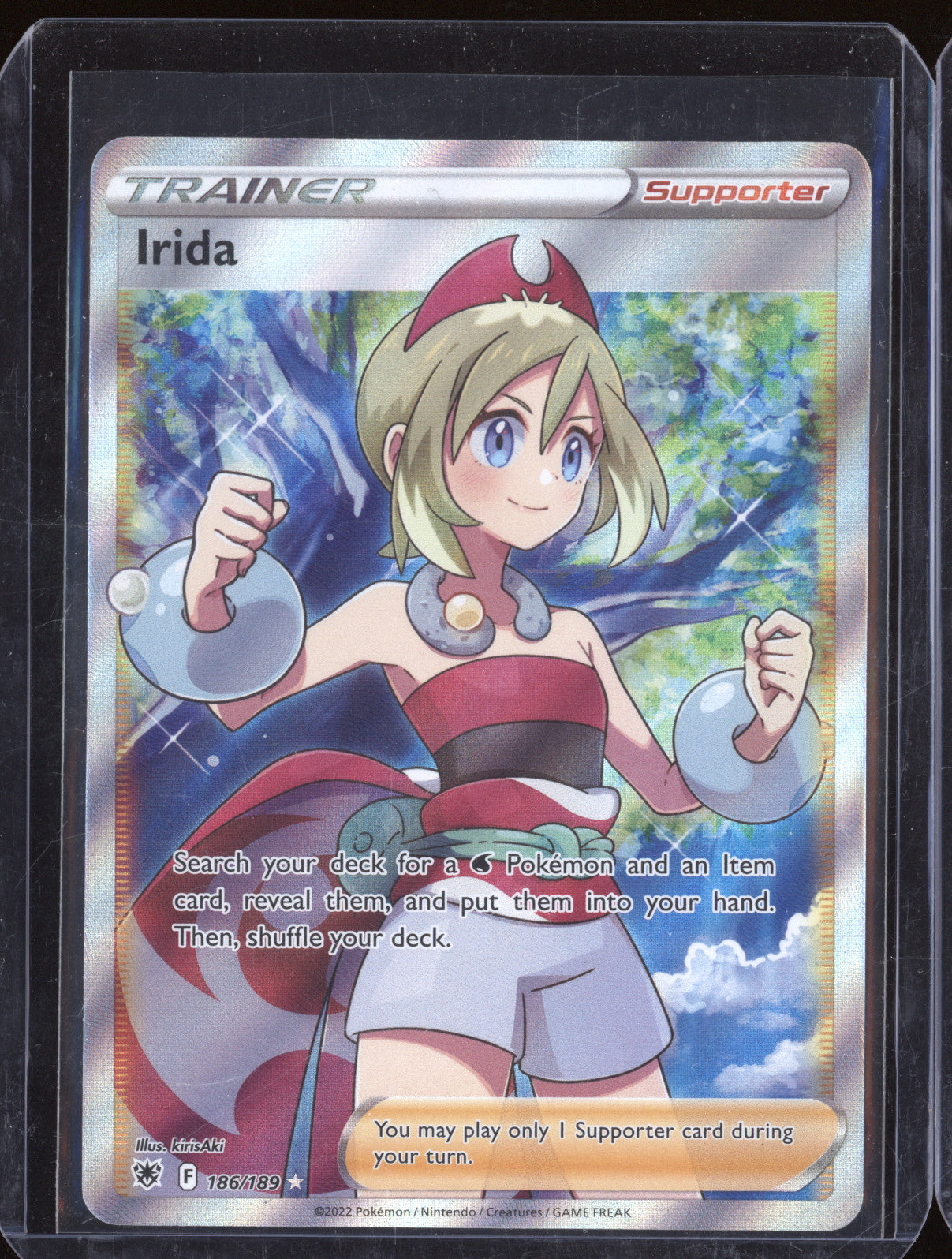 2022 Pokemon Astral Radiance 186/189 Irida Full Art