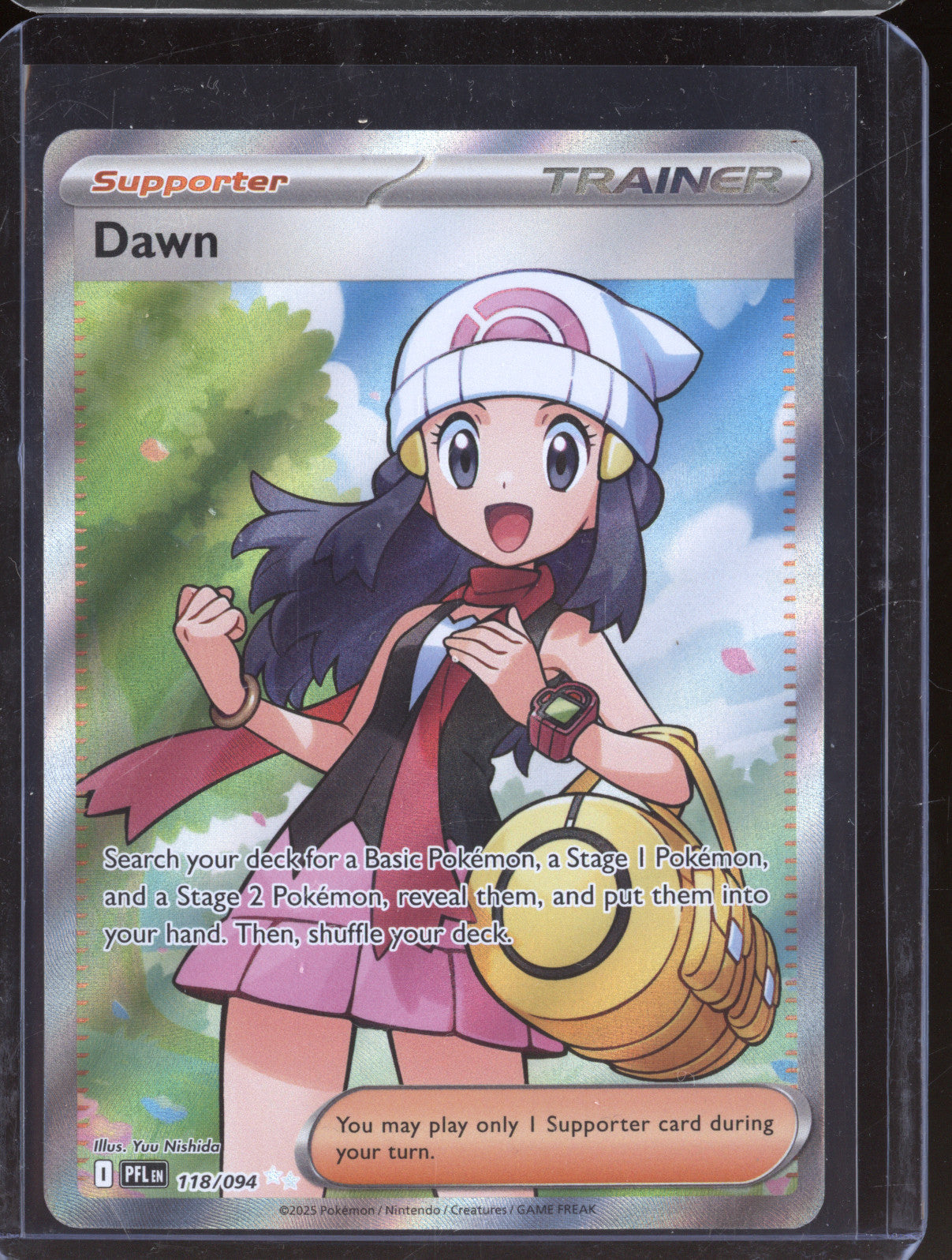 2025 Pokemon Phantasmal Flames PFL 118/094 Dawn Ultra Rare
