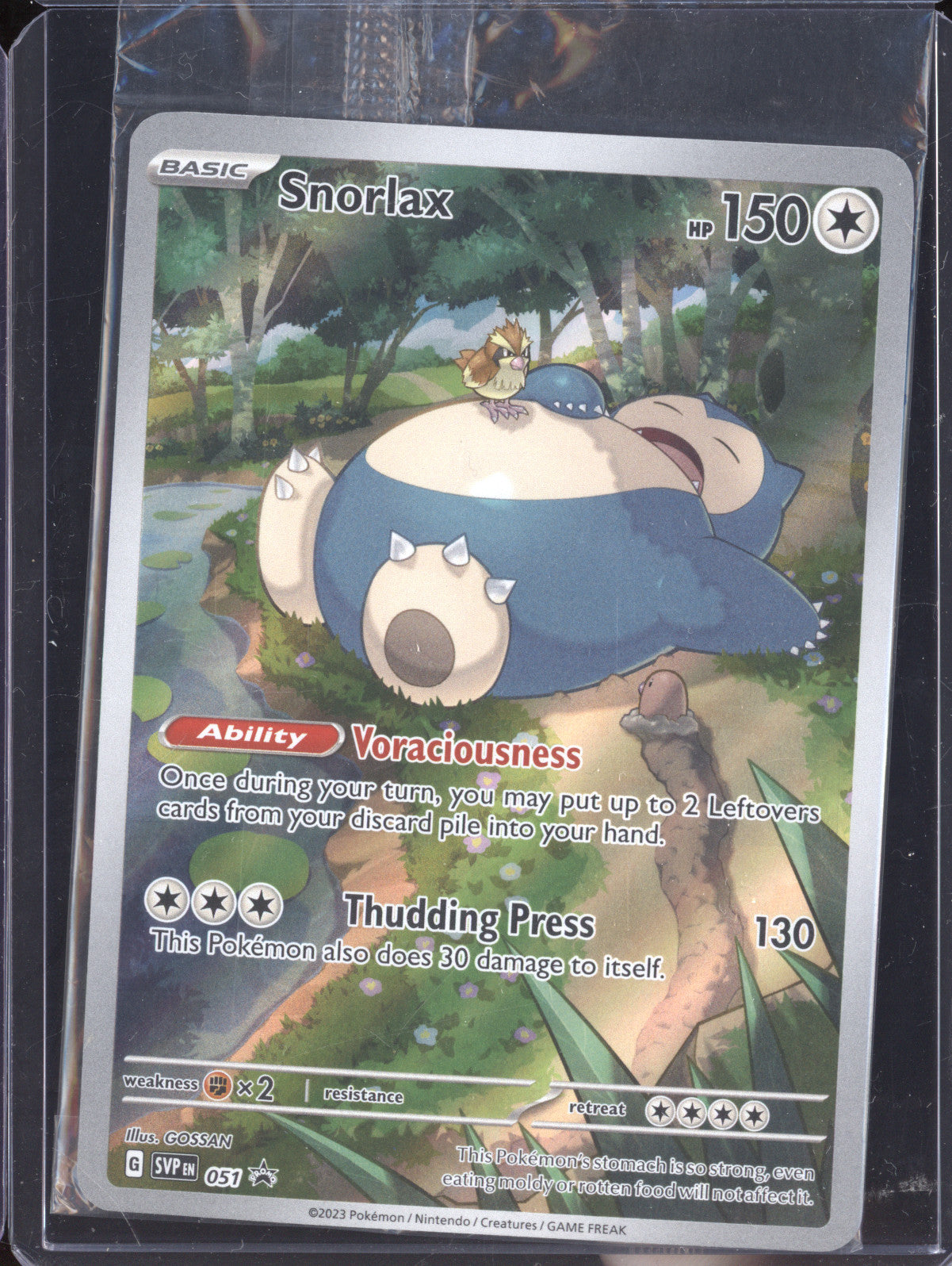 Snorlax 2023 Pokemon Scarlet & Violet Promos 51 Sealed ETB Promo