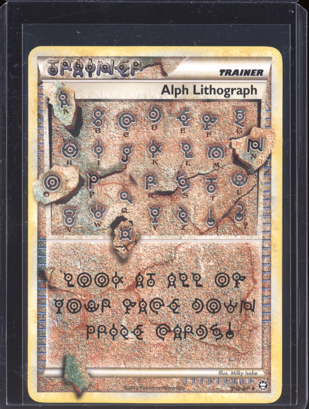 Alph Lithograph 2010 Pokemon Triumphant 4 Ultra Rare