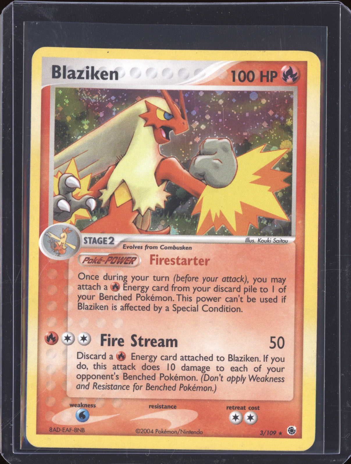 Blaziken Pokemon EX Ruby & Sapphire 3/109 Theme Deck Holo