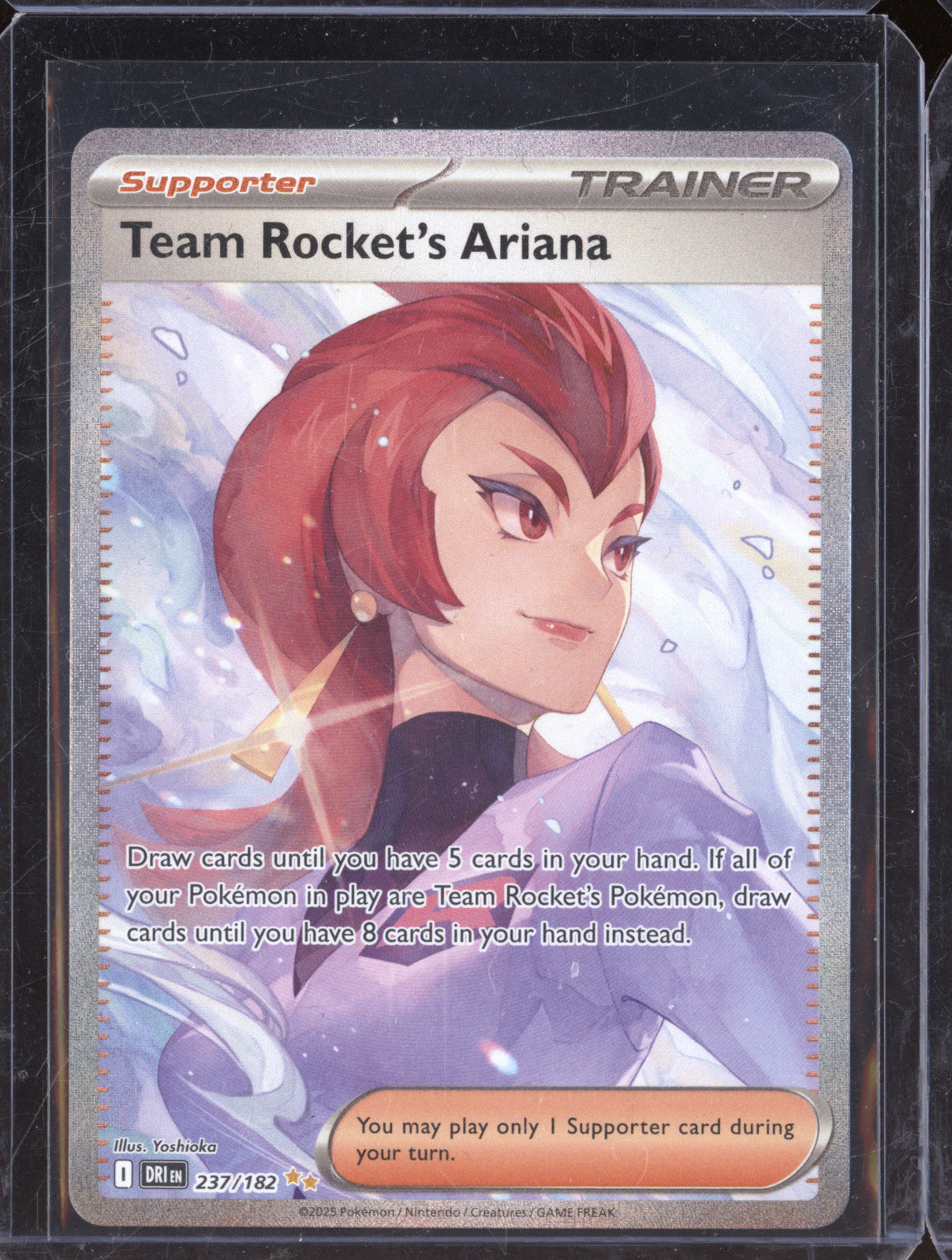 Team Rocket's Ariana Pokemon Destined Rivals DRI 237/182 Special Illustration