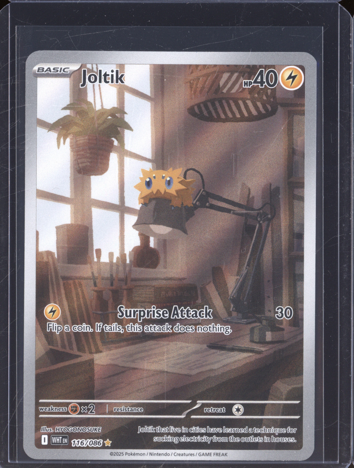 Joltik 2025 Pokemon White Flare WHT 116/086 Illustration Rare