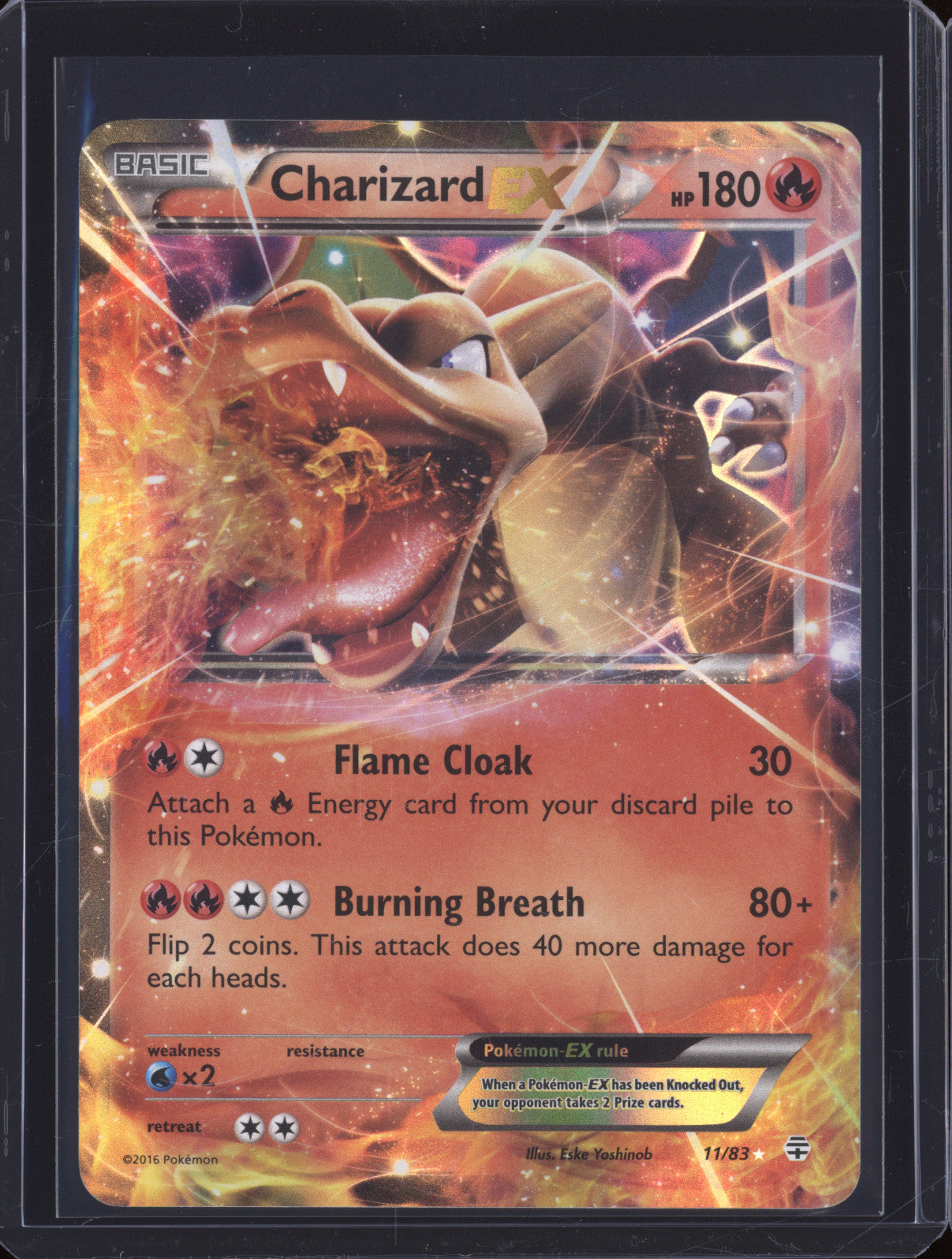2016 Pokemon Generations 11/83 Charizard EX Holo