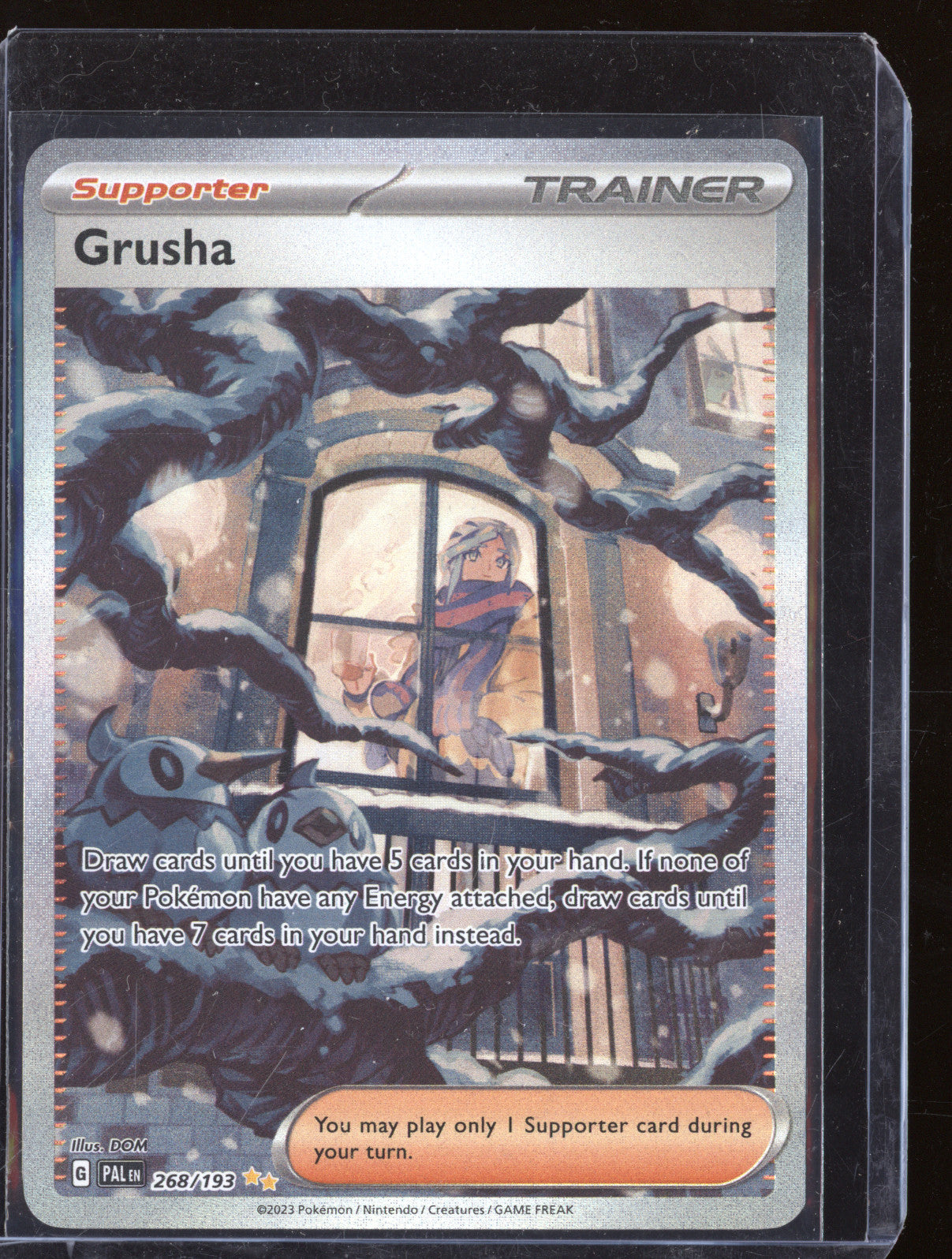 2023 Pokemon Paldea Evolved PAL 268/193 Grusha Special Illustration Rare