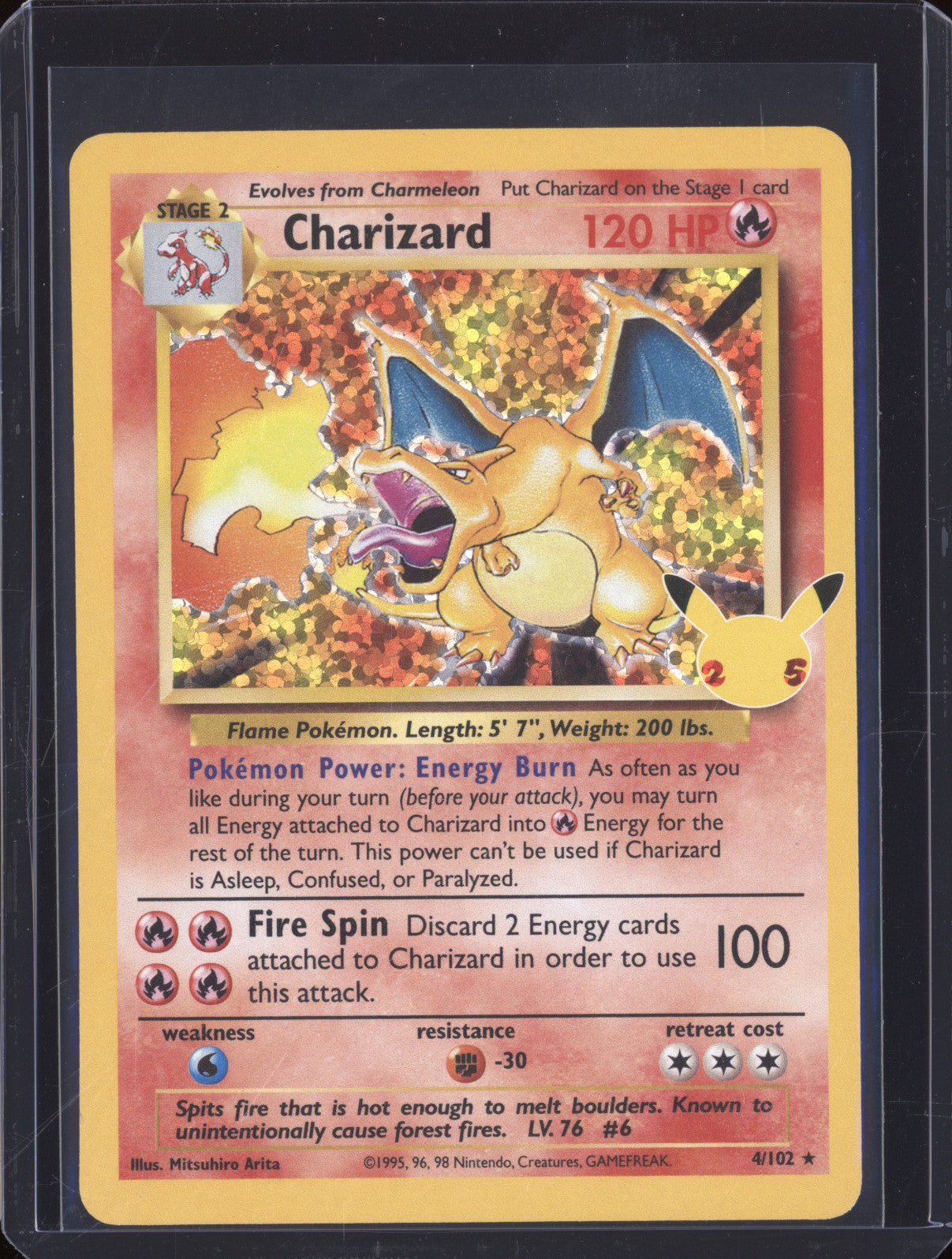 Charizard 2021 Pokemon Celebrations Classic Collection 4/102 Holo