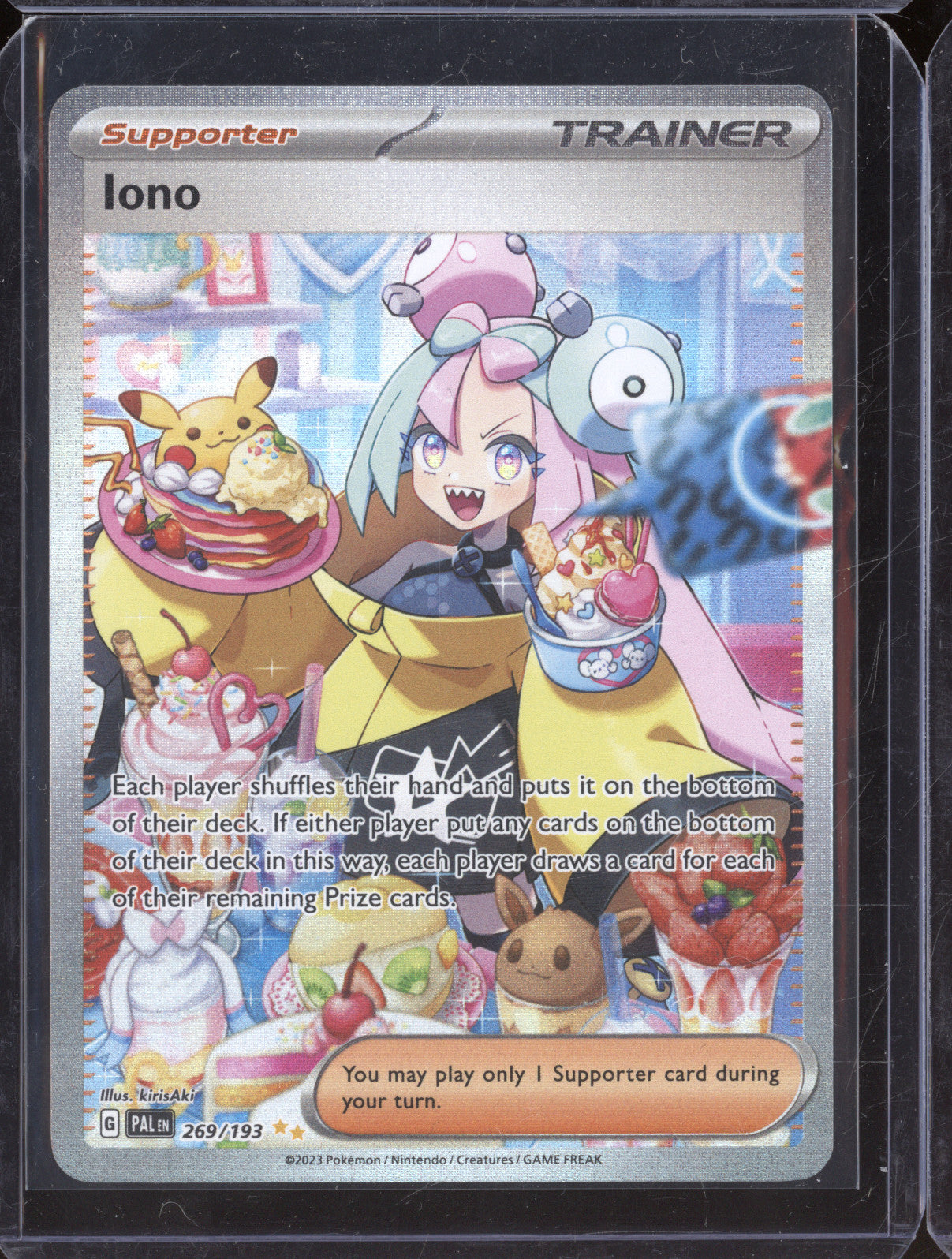 2023 Pokemon Paldea Evolved PAL 269/193 Iono Special Illustration Rare