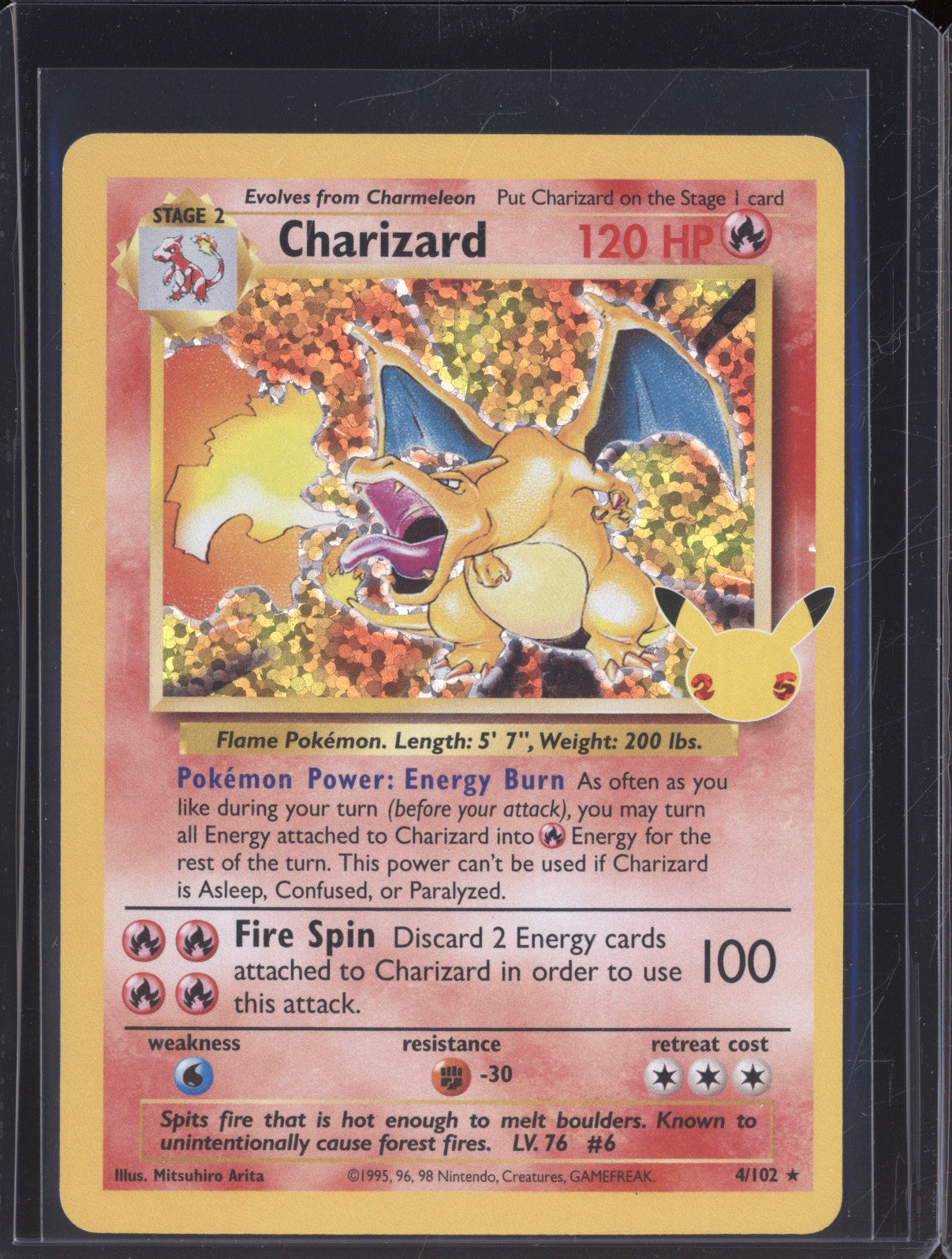 Charizard 2021 Pokemon Celebrations Classic Collection 4/102 Holo