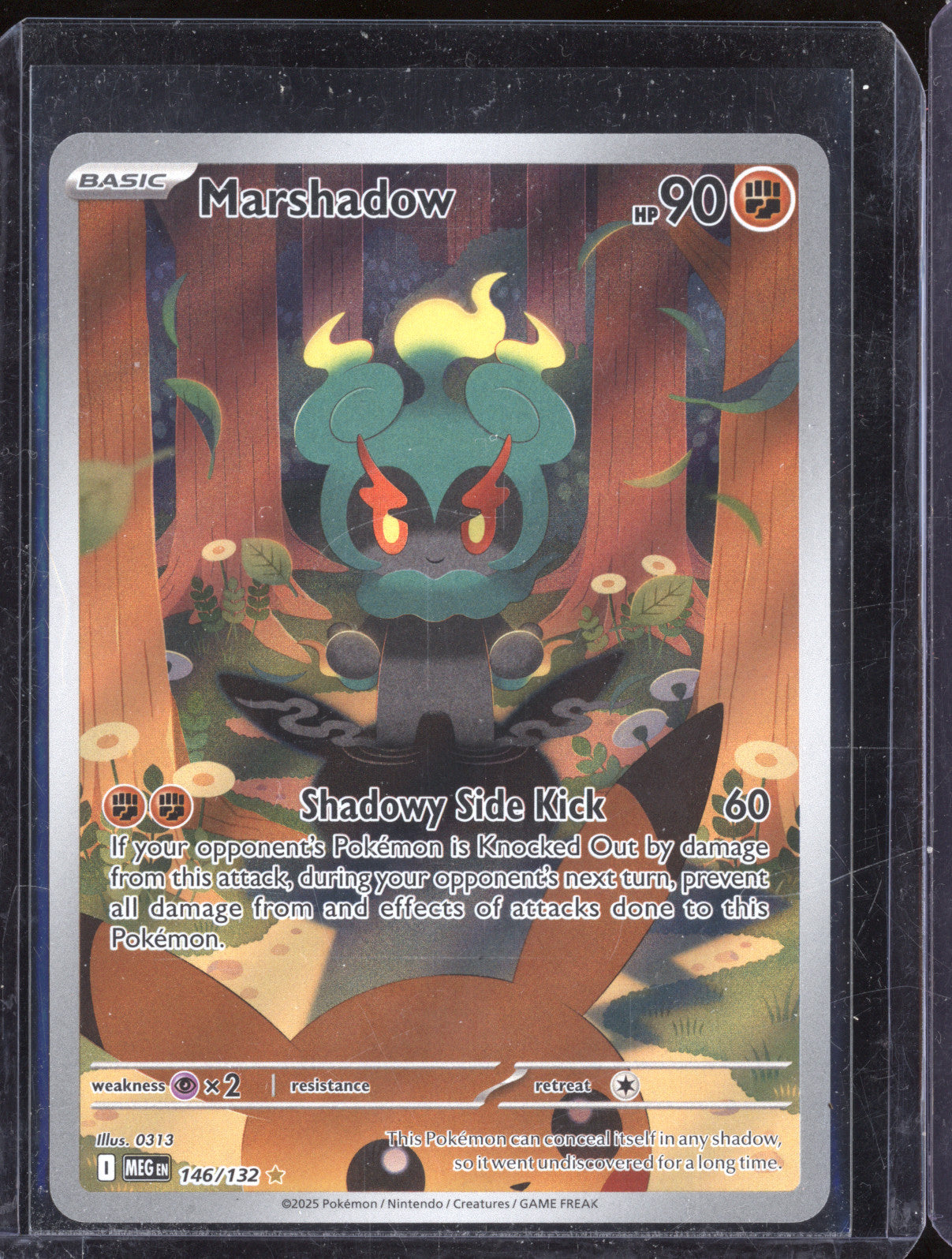 2025 Pokemon Mega Evolutions 146/132 Marshadow Illustration Rare