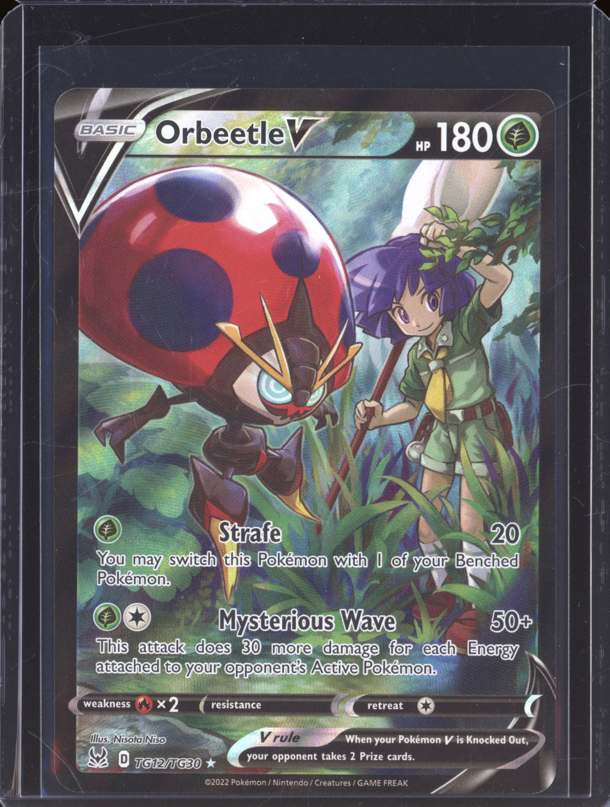 2022 Pokemon Lost Origin TG12/TG30 Orbeetle V Trainer Gallery