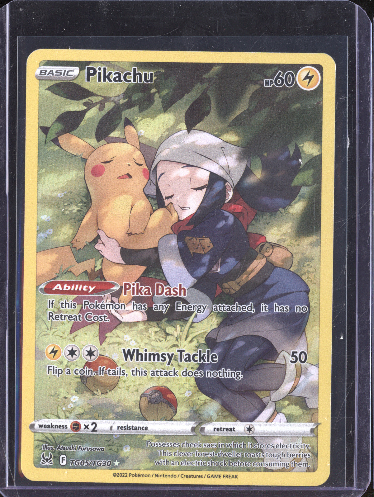 Pikachu 2022 Pokemon Lost Origin TG05/TG30 Full Art