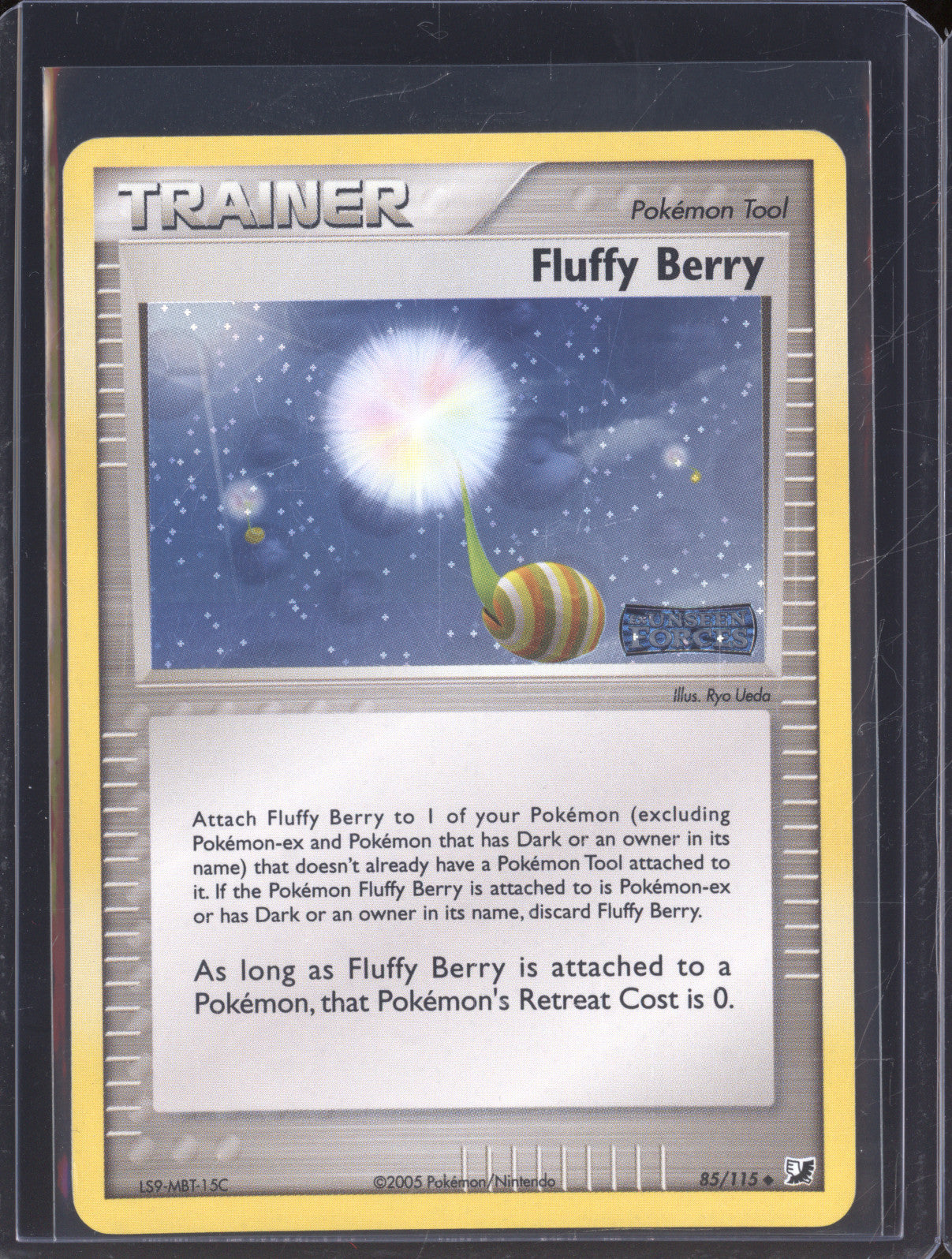 Fluffy Berry 2005 Pokemon EX Unseen Forces 85/115 Reverse Holo