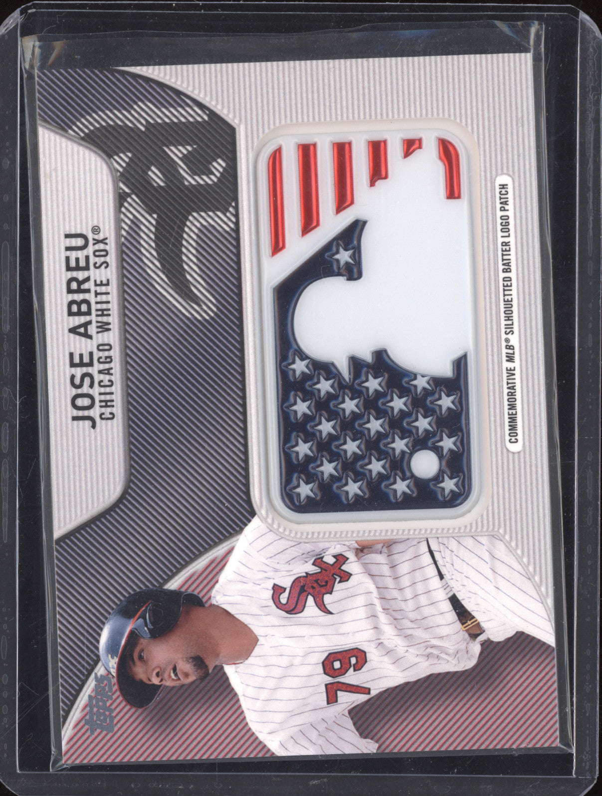 2017 Topps IDML-JAB Jose Abreu Commemorative MLB Batter Logo Patch