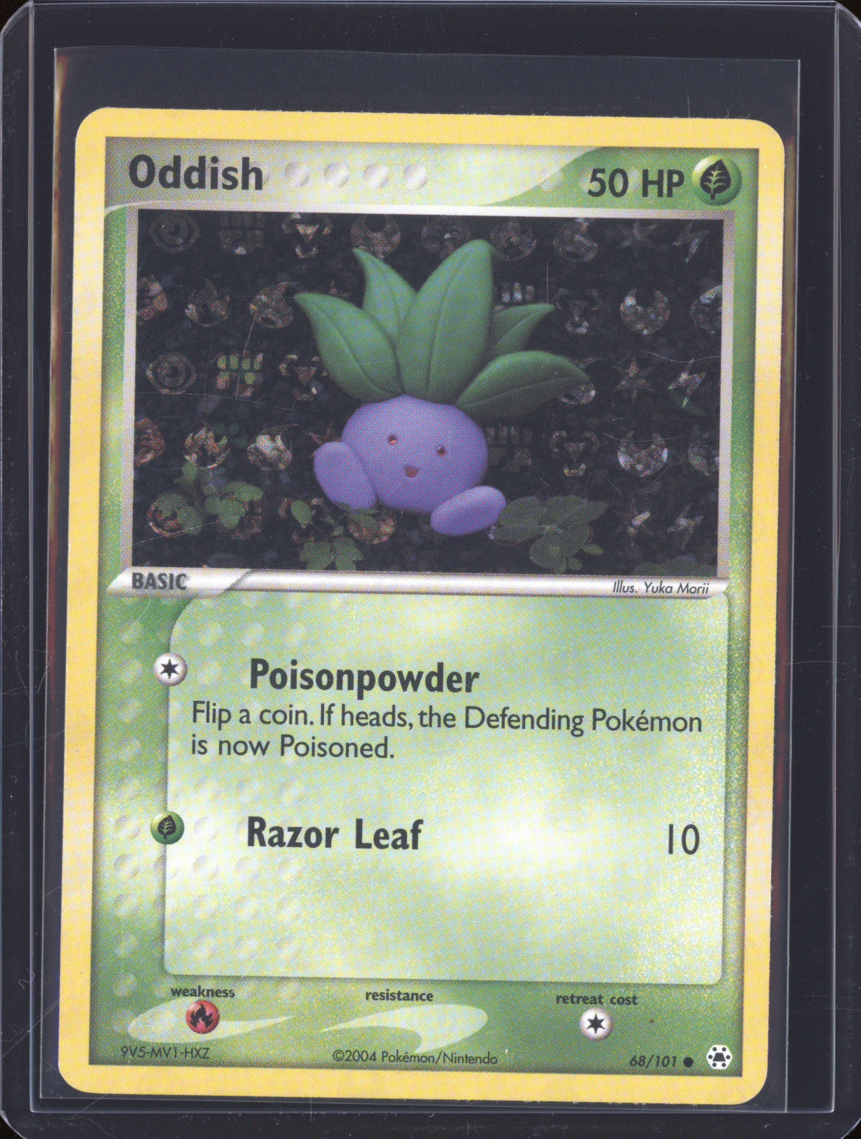 Oddish 2004 Pokemon EX Hidden Legends 68/101 Reverse Holo