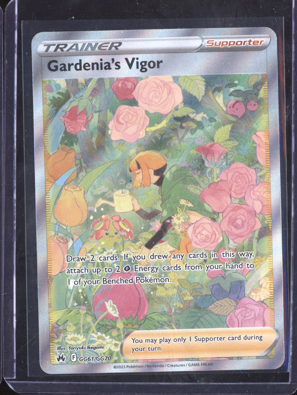 Gardenia's Vigor 2023 Pokemon Crown Zenith GG61/GG70 Full Art