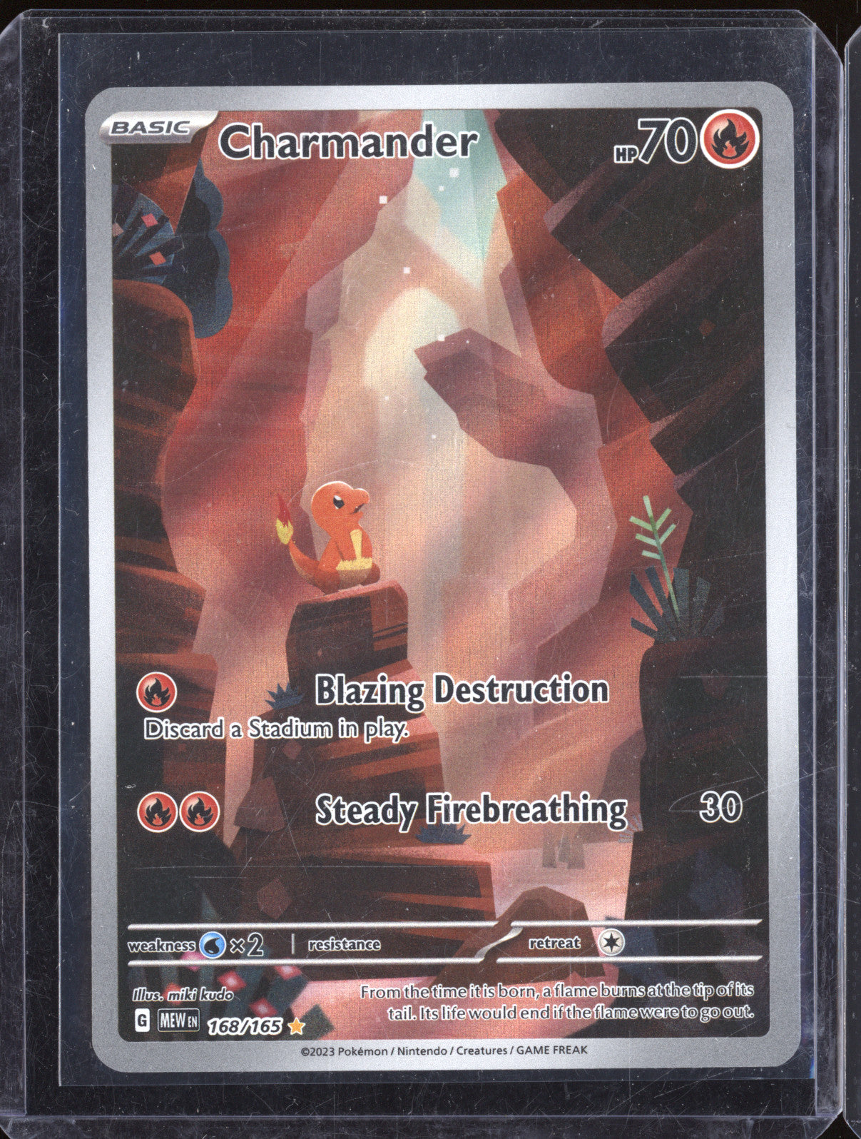 2023 Pokemon Scarlet & Violet 151 168/165 Charmander Illustration Rare