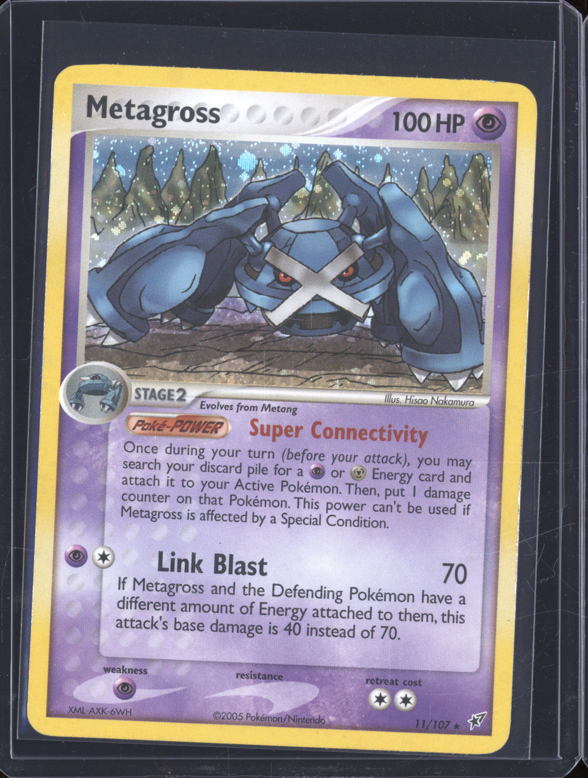 Metagross 2005 Pokemon EX Deoxys 11/107 Holo Rare