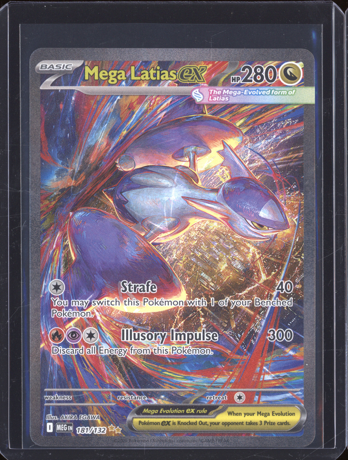 2025 Pokemon Mega Evolutions 181/132 Mega Latias ex Special Illustration Rare