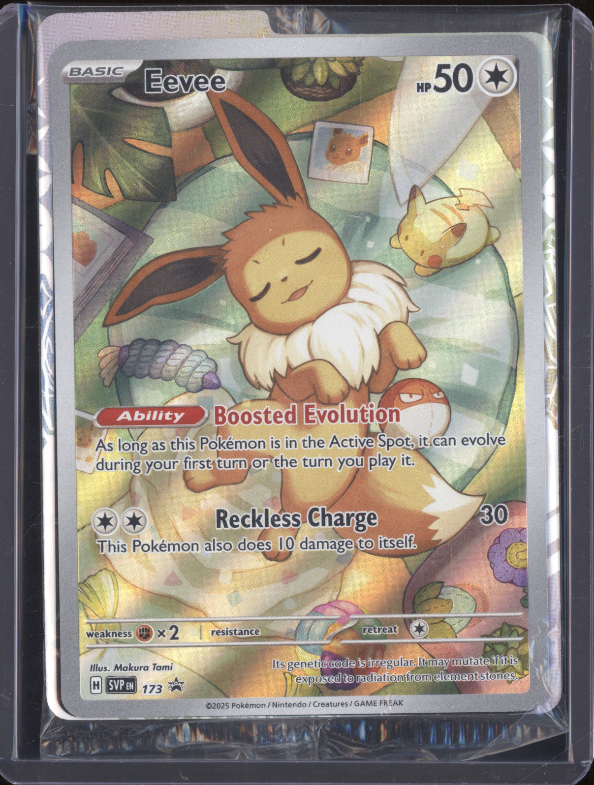 Eevee 2025 Pokemon Prismatic Evolutions SVP173 Black Star Promo