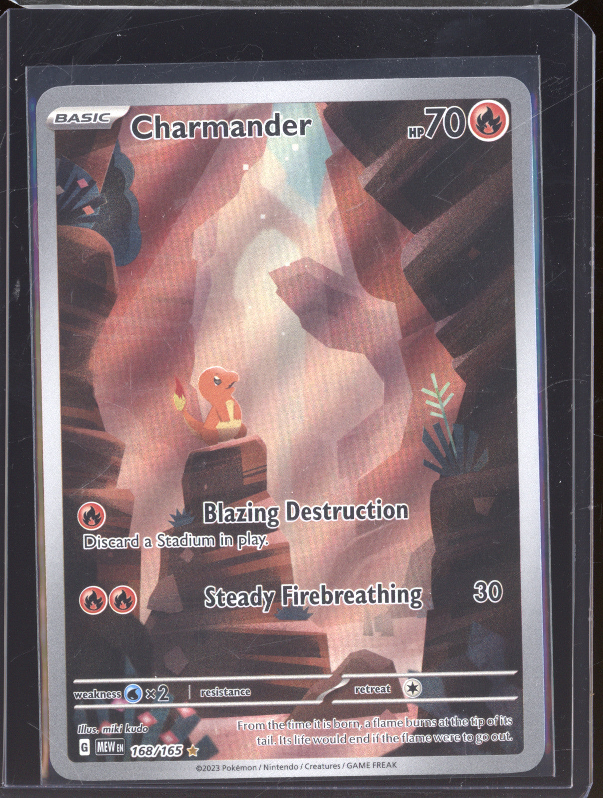 2023 Pokemon Scarlet & Violet MEW EN 151 168/165 Charmander Illustration Rare