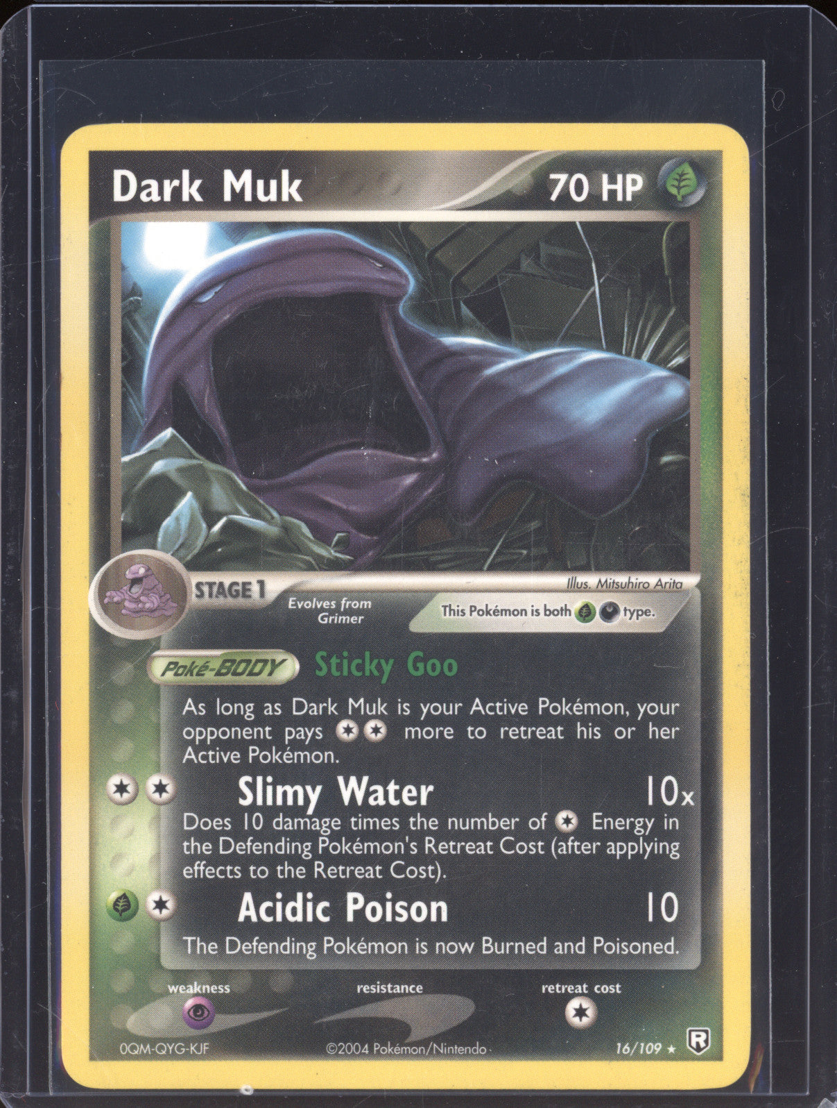 Dark Muk 2004 Pokemon Team Rocket Returns 16/109 Rare