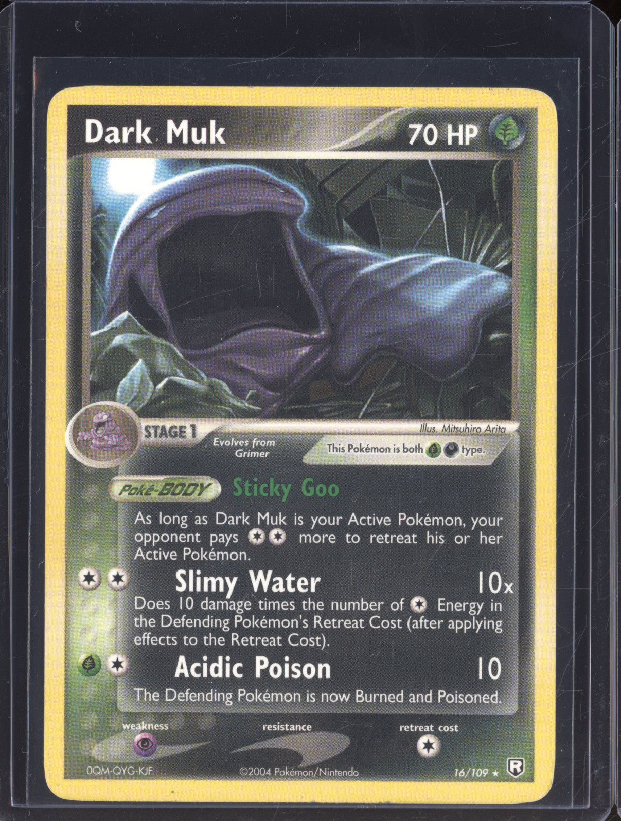 Dark Muk 2004 Pokemon Team Rocket Returns 16/109 Rare