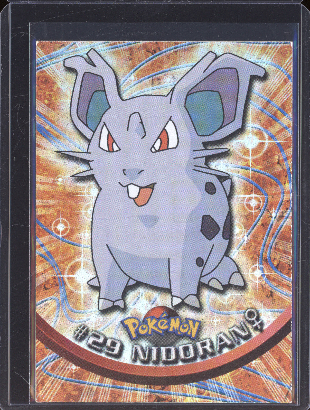 1999 Pokemon Topps Series 1 29 Nidoran Holo