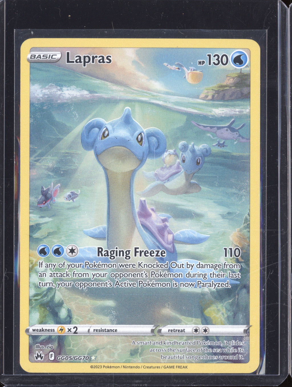 2023 Pokemon Crown Zenith GG05/GG70 Lapras Galarian Gallery 2023 Pokemon Crown Zenith GG05/GG70 Lapras Galarian Gallery