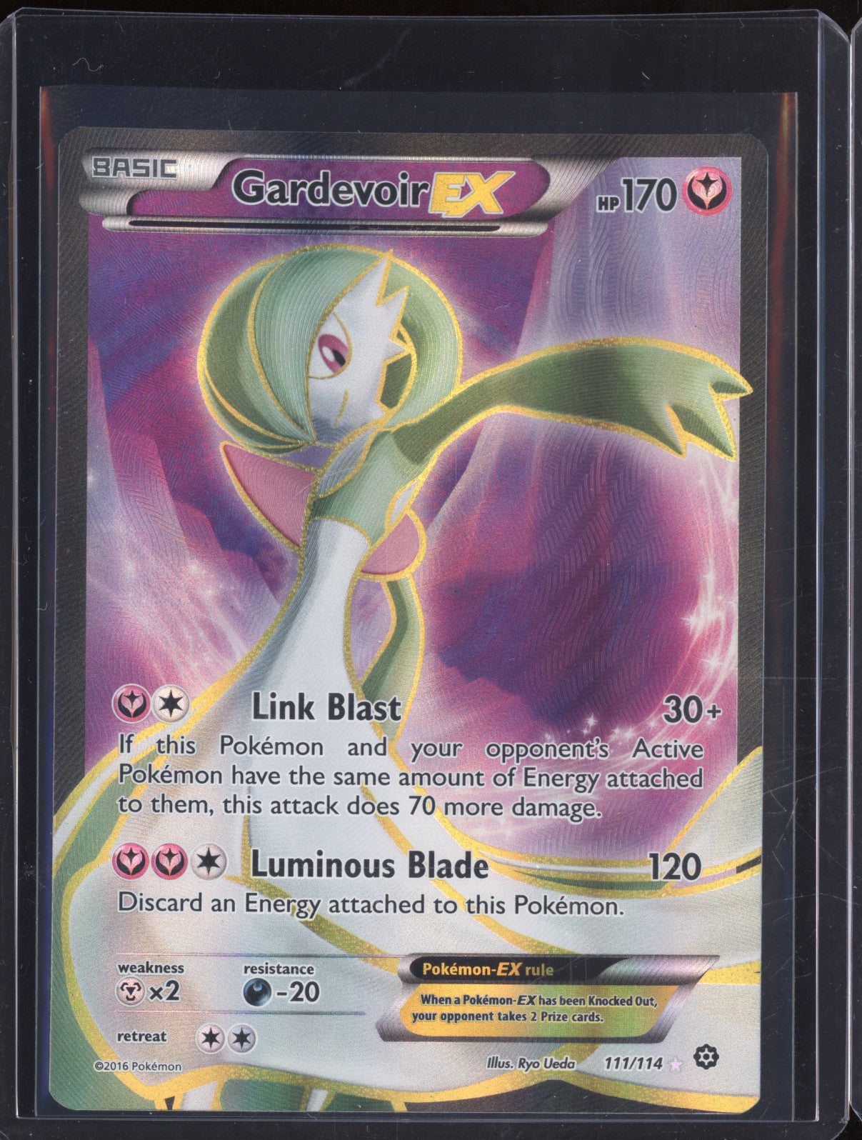 Gardevoir EX 2016 Pokemon Steam Siege 111/114 Rare