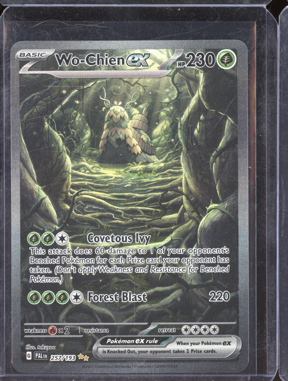 Wo-Chien ex 2023 Pokemon Paldea Evolved 257/193 Special Illustration Rare