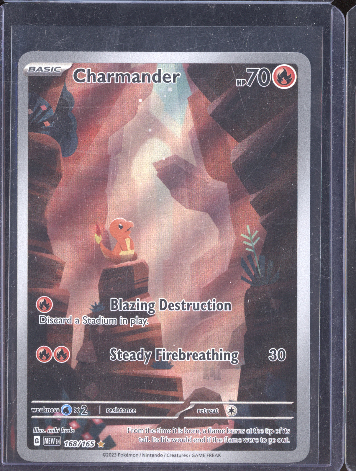2023 Pokemon Scarlet & Violet 151 168 Charmander Illustration Rare