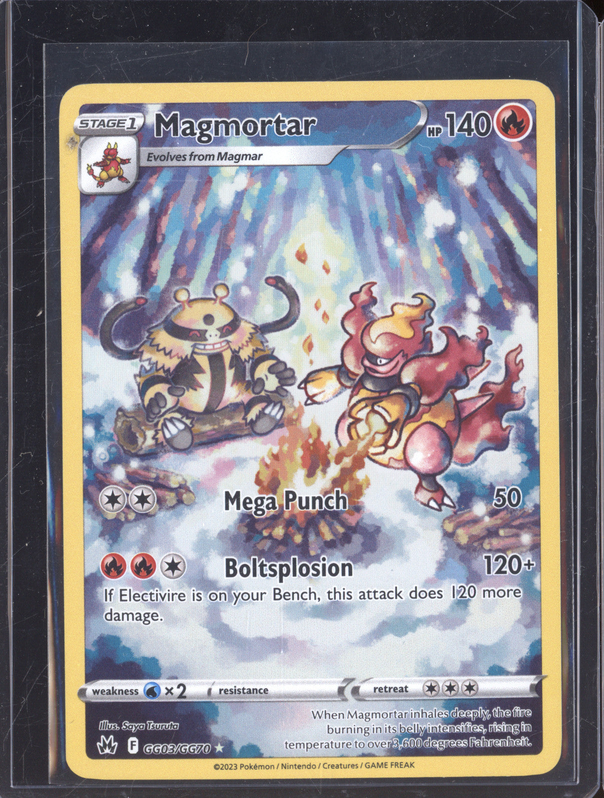 2023 Pokemon Crown Zenith GG03/GG70 Magmortar Galarian Gallery