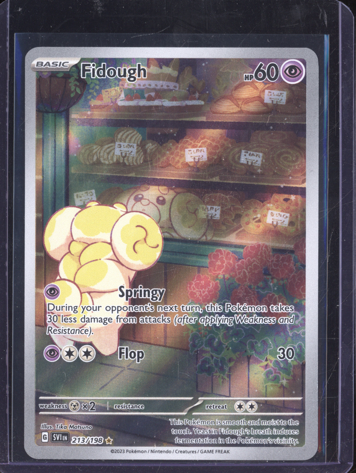 Fidough 2023 Pokemon Scarlet & Violet 213/198 Illustration Rare