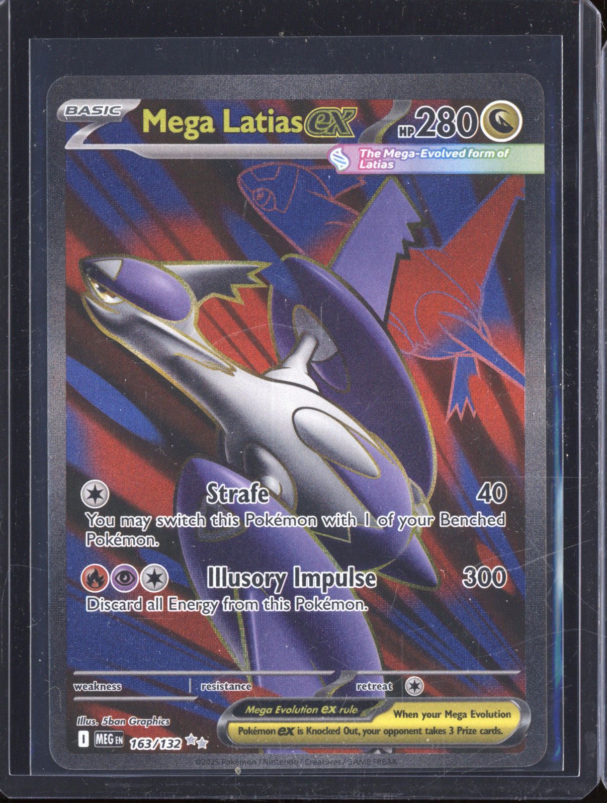 2025 Pokemon Mega Evolutions 163/132 Mega Latias ex Mega Evolutions
