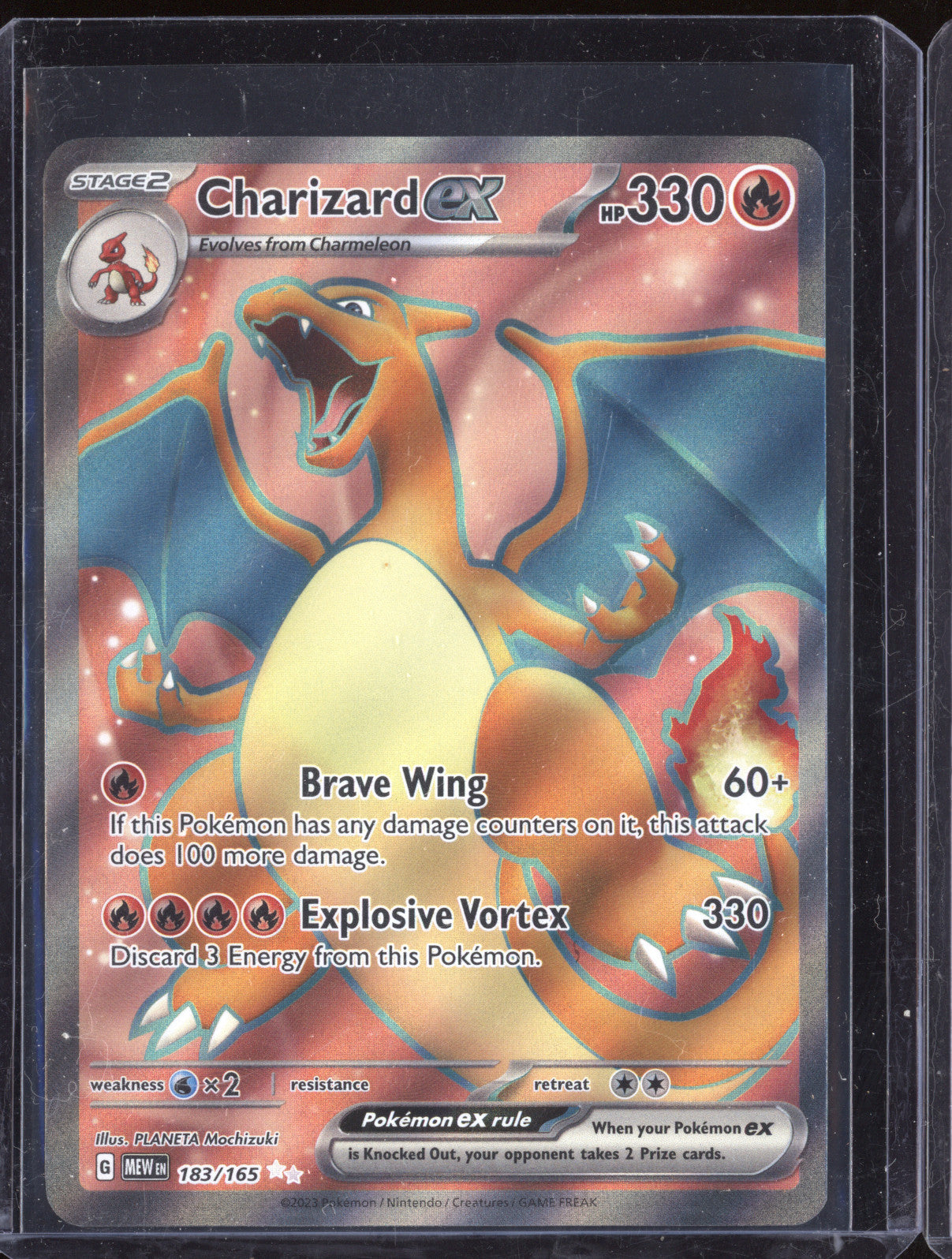2023 Pokemon Scarlet & Violet 151 183 Charizard ex Ultra Rare