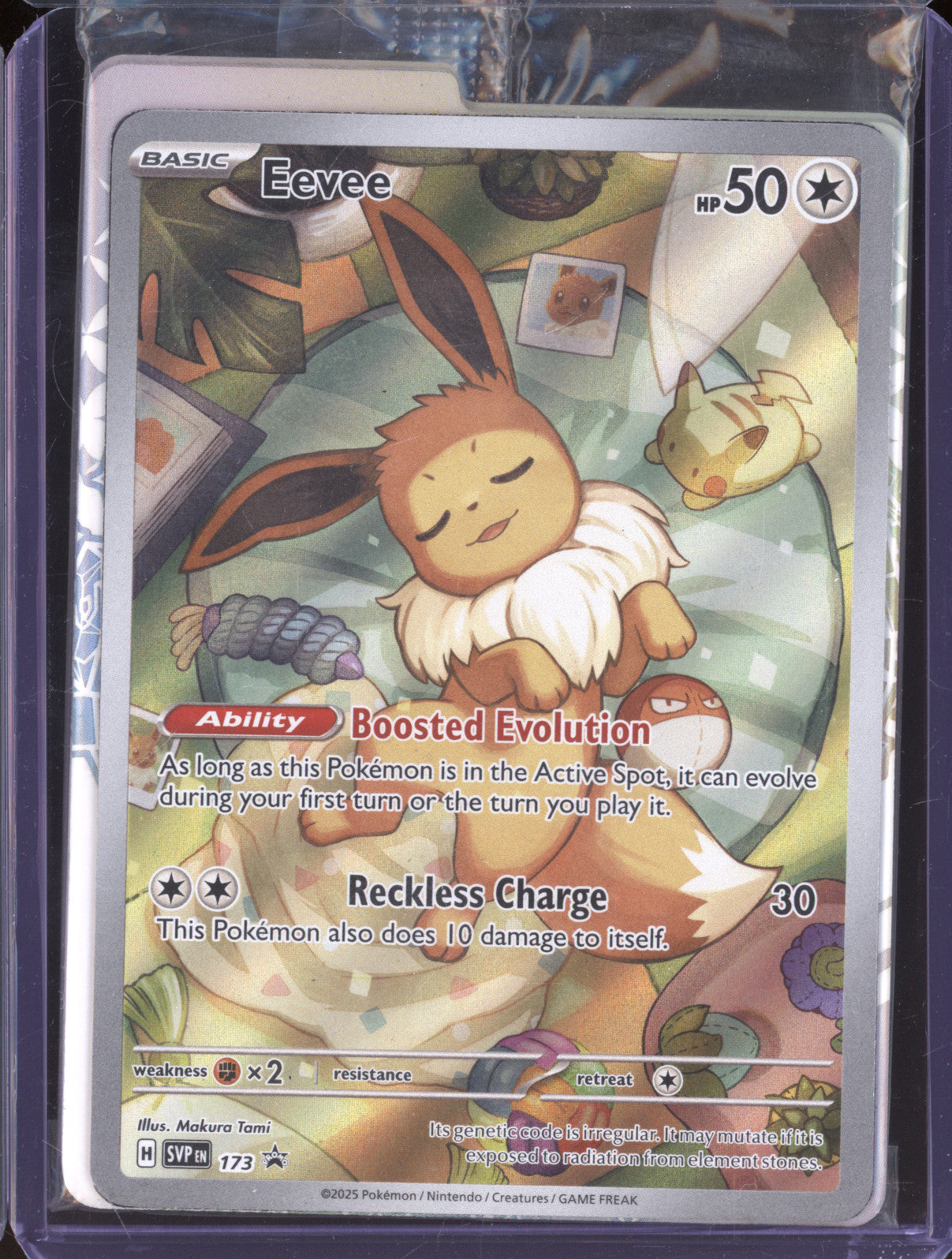 2025 Pokemon Scarlet & Violet Promo SVP 173 Eevee Prismatic Evolutions