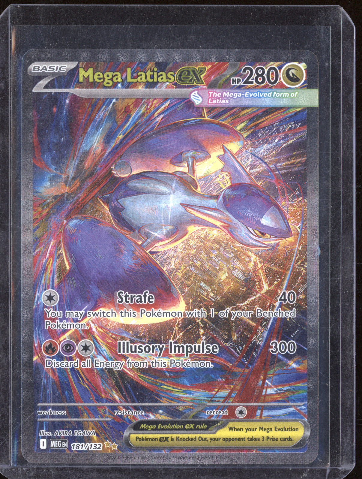 2025 Pokemon Mega Evolutions 181/132 Mega Latias ex Special Illustration Rare