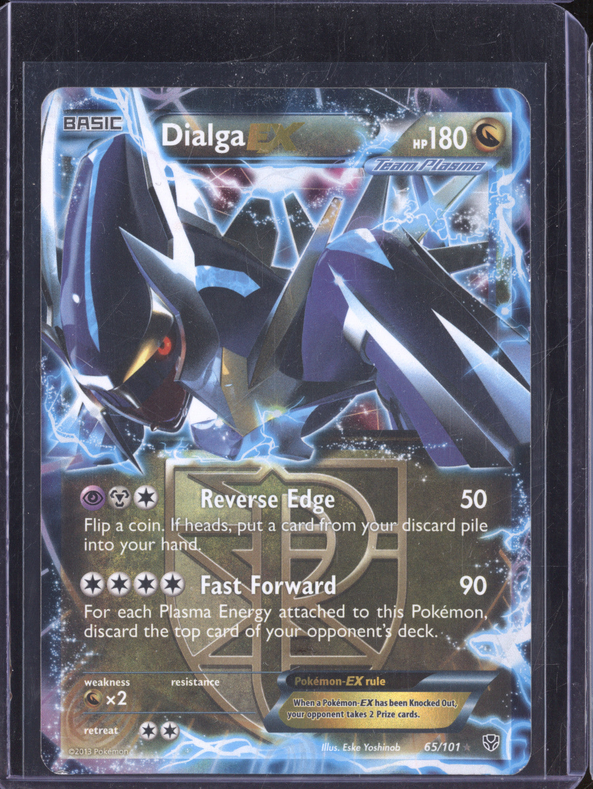 Dialga EX 2013 Pokemon Plasma Blast 65/101 Rare