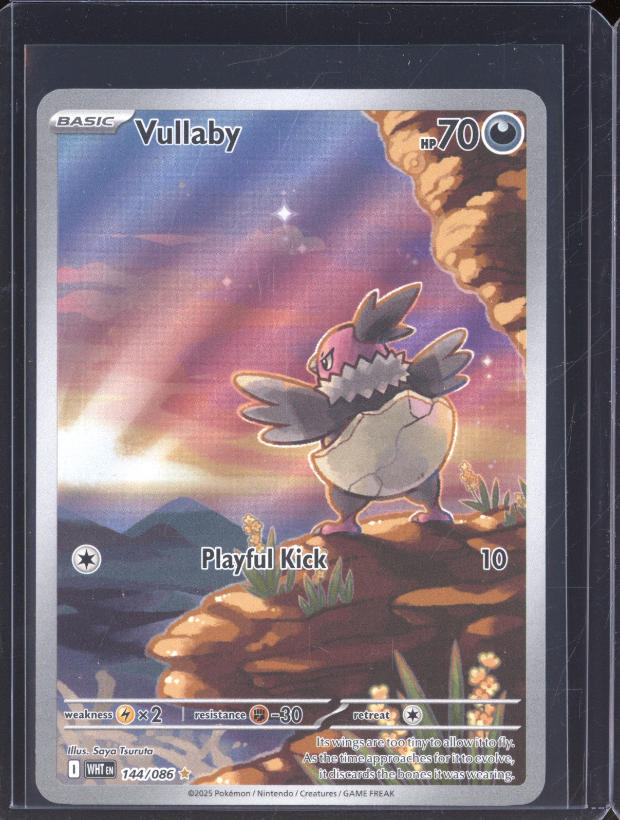 Vullaby 2025 Pokemon White Flare WHT 144/086 Illustration Rare