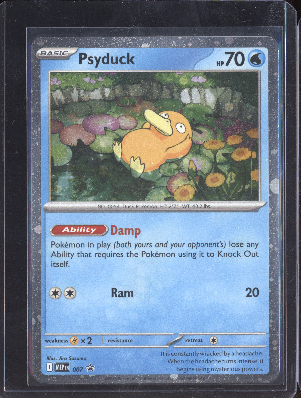 2023 Pokemon Mega Evolution Promo MEP 007 Psyduck Cosmos Holo