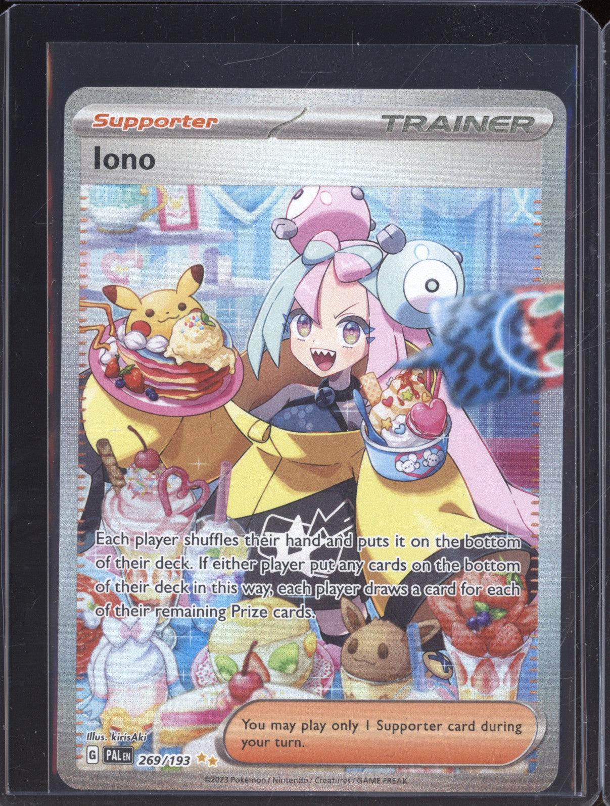 2023 Pokemon Paldea Evolved PAL 269/193 Iono Special Illustration Rare