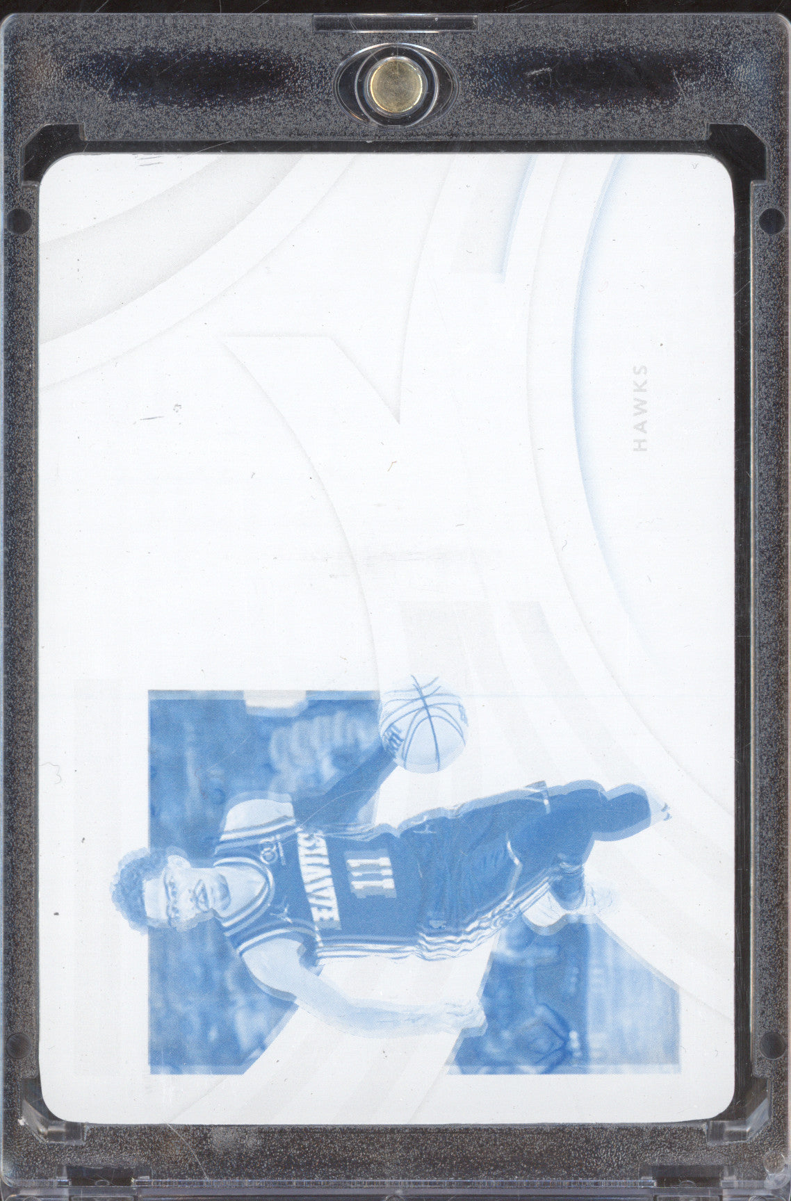 2020 Panini immaculate 39 Trae Young Printing Plate Cyan 1/1