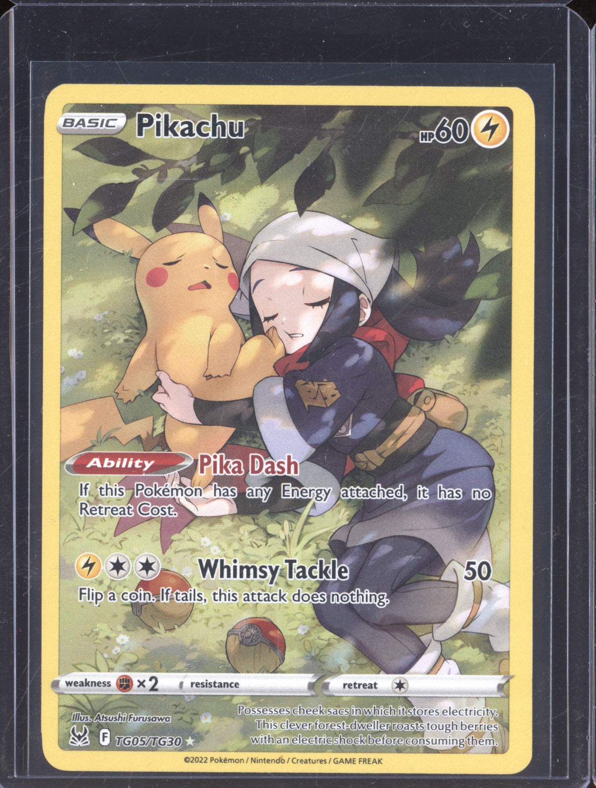 Pikachu 2022 Pokemon Lost Origin TG05/TG30 Full Art
