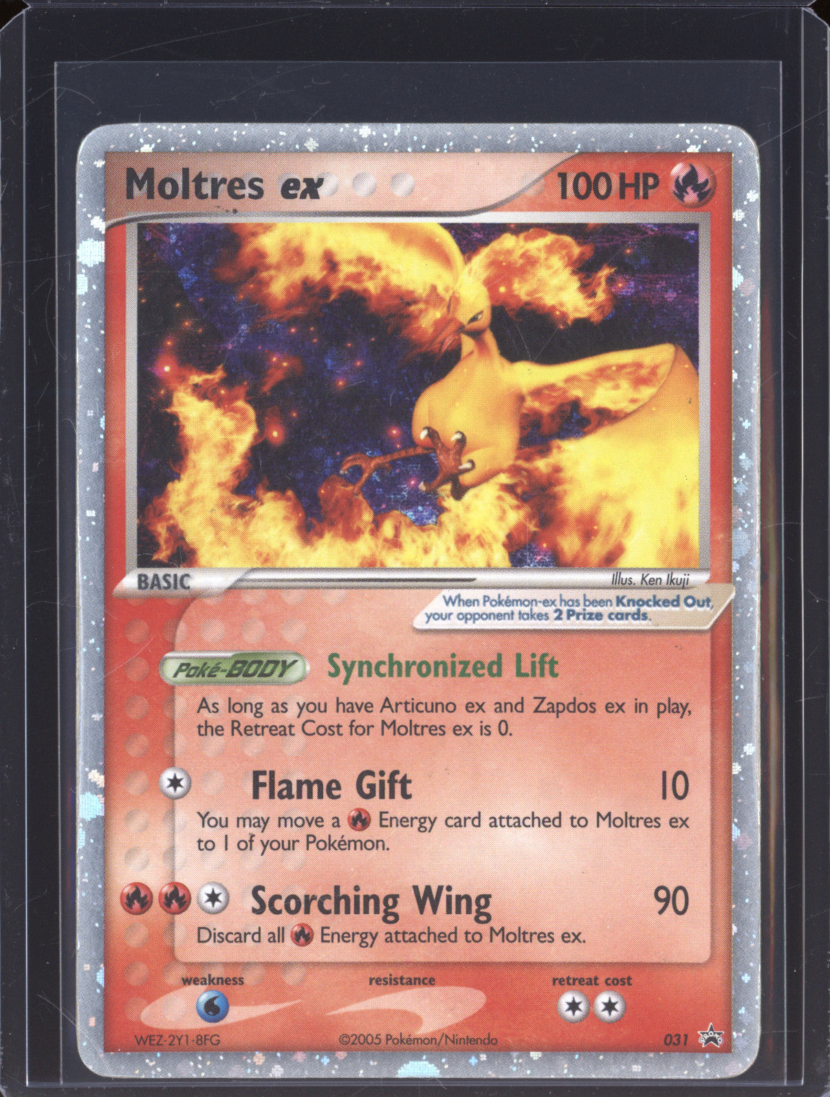Moltres Ex 2005 Pokemon Nintendo Promo 31 Holo Rare