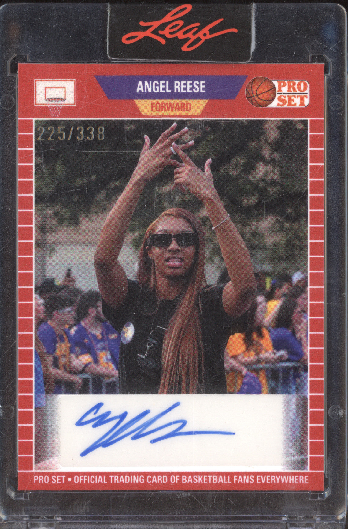 2023 Leaf Pro Set PB-13 Angel Reese Auto 225/338