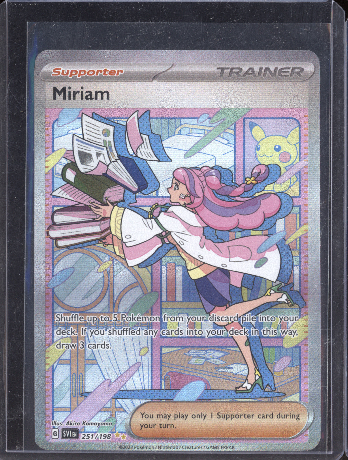 2023 Pokemon Scarlet & Violet 251/198 Miriam Special Illustration Rare