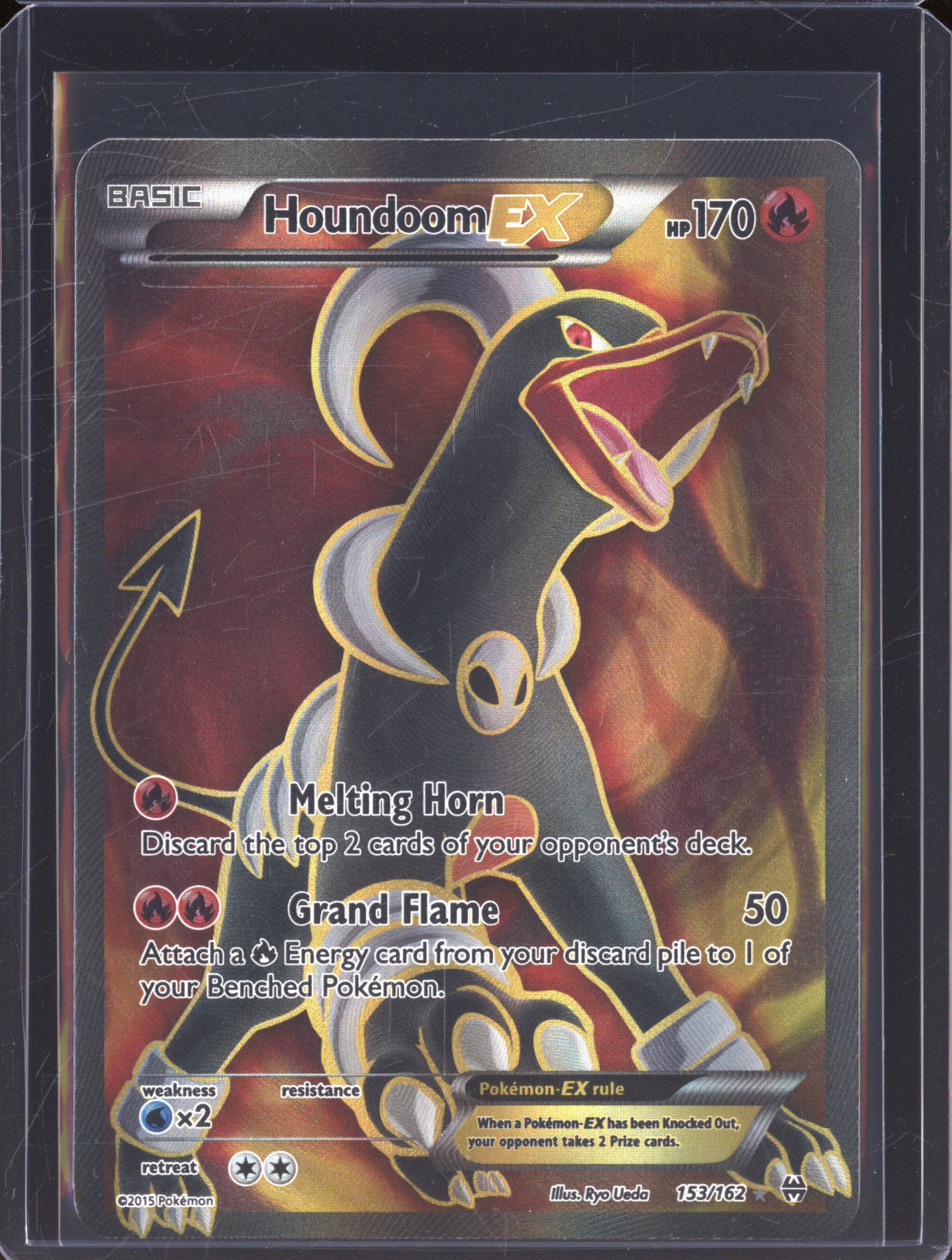 Houndoom Ex 2015 Pokemon Breakthrough 153/162 Ultra Rare