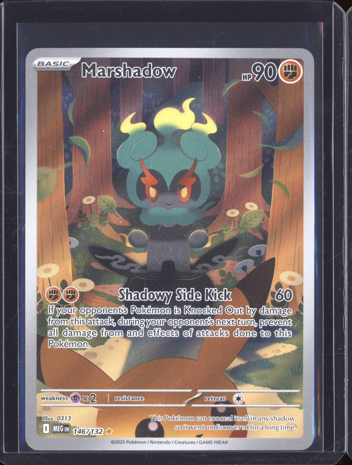 2025 Pokemon Mega Evolutions 146/132 Marshadow Illustration Rare