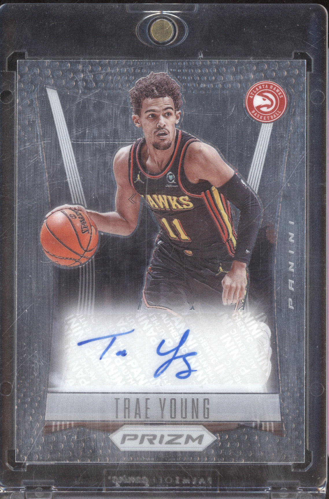 2021 Panini Prizm FS-TYG Trae Young Flashback Auto