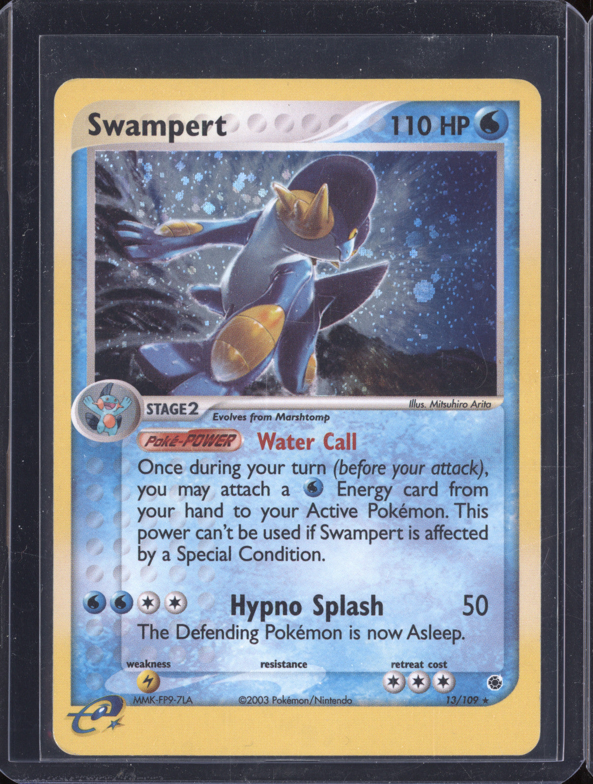 2003 Wizards of the Coast EX Ruby & Sapphire 13 Swampert